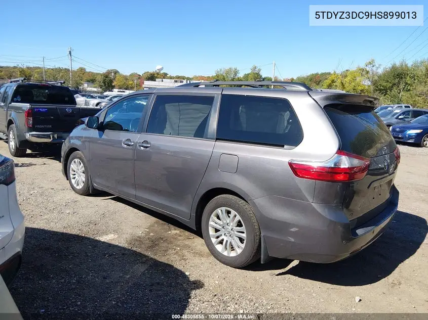 2017 TOYOTA SIENNA VIN 5TDYZ3DC9HS899013 — фото 3