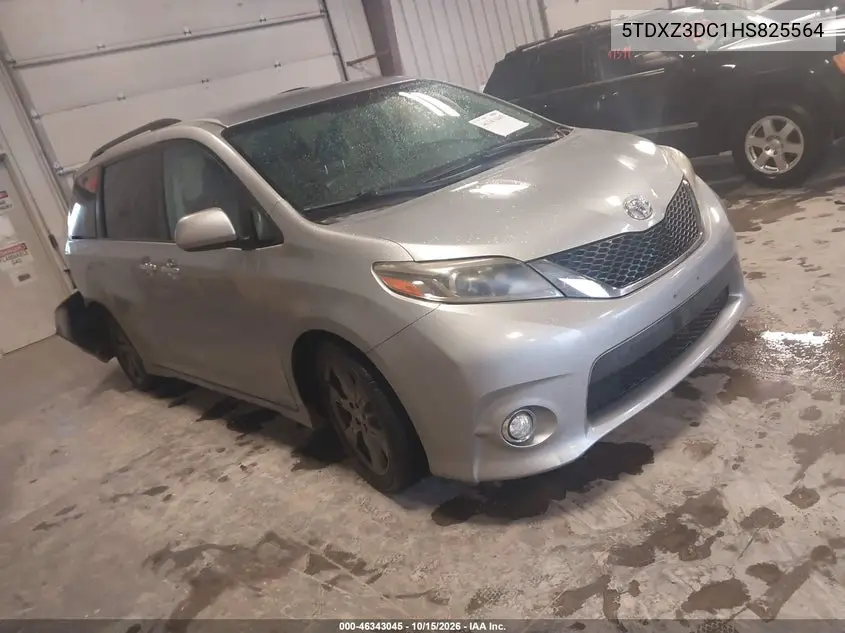TOYOTA SIENNA 2017, VIN 5TDXZ3DC1HS825564