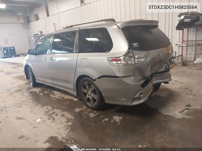 2017 TOYOTA SIENNA VIN 5TDXZ3DC1HS825564 — фото 3