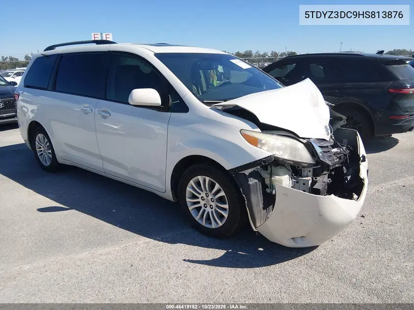 TOYOTA SIENNA 2017, VIN 5TDYZ3DC9HS813876