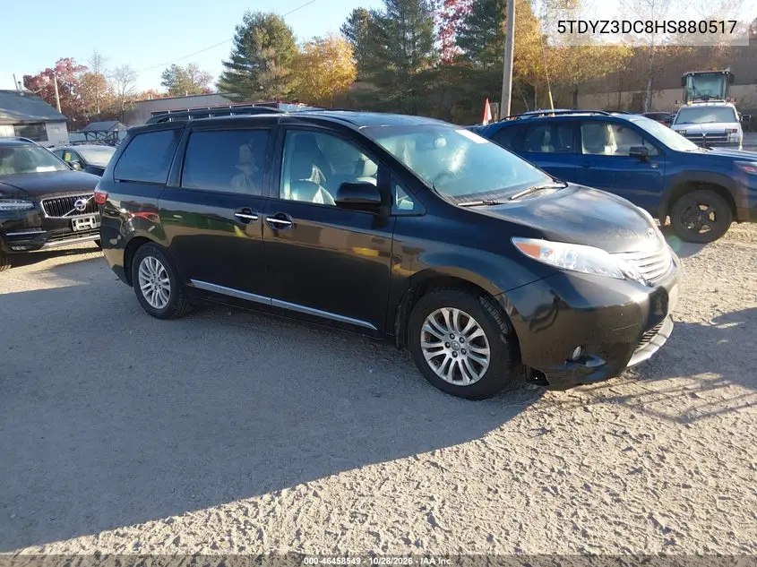 TOYOTA SIENNA 2017, VIN 5TDYZ3DC8HS880517