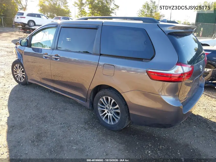 2018 TOYOTA SIENNA VIN 5TDYZ3DC5JS925175 — фото 3