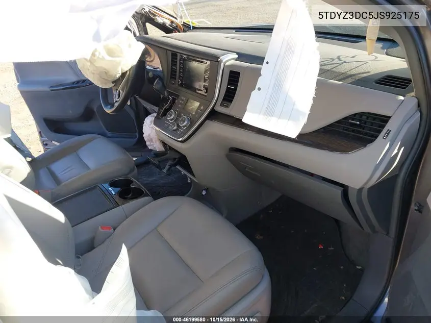 2018 TOYOTA SIENNA VIN 5TDYZ3DC5JS925175 — фото 5