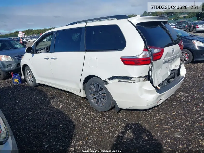 2018 TOYOTA SIENNA VIN 5TDDZ3DC4JS201251 — фото 3