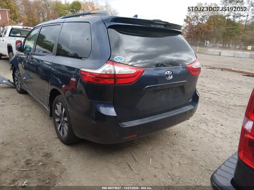 2018 TOYOTA SIENNA VIN 5TDJZ3DC2JS192052 — фото 3
