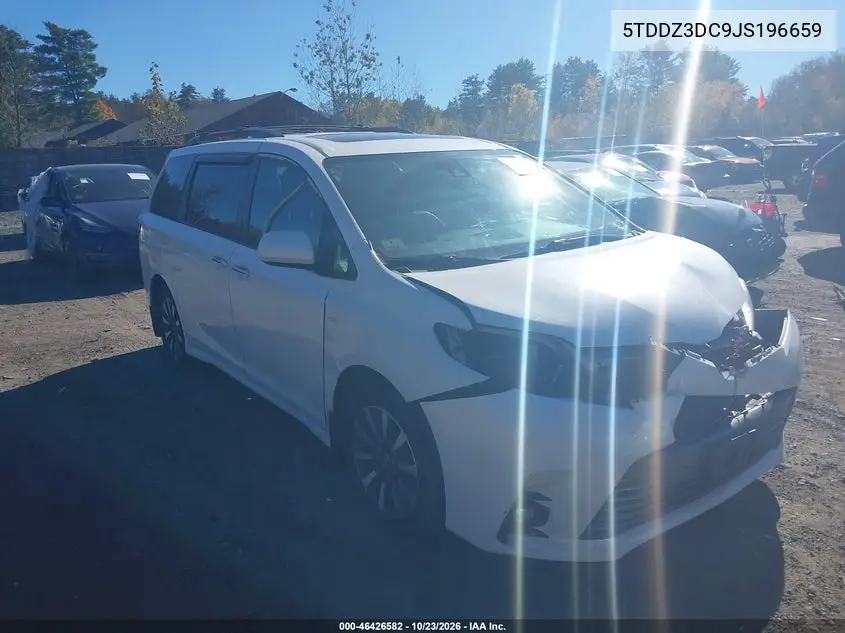 TOYOTA SIENNA 2018, VIN 5TDDZ3DC9JS196659