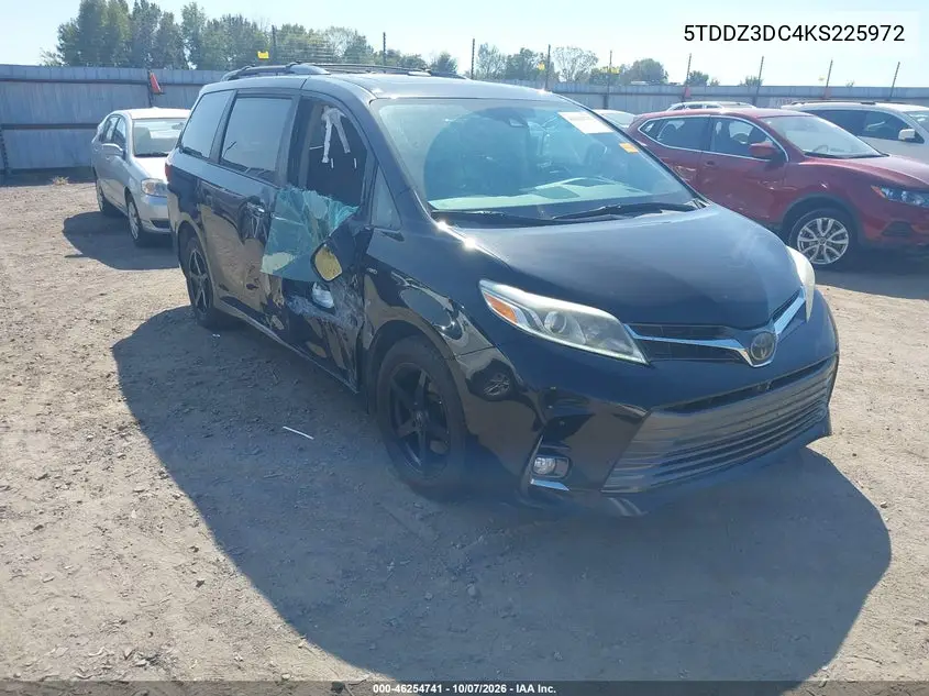 TOYOTA SIENNA 2019, VIN 5TDDZ3DC4KS225972