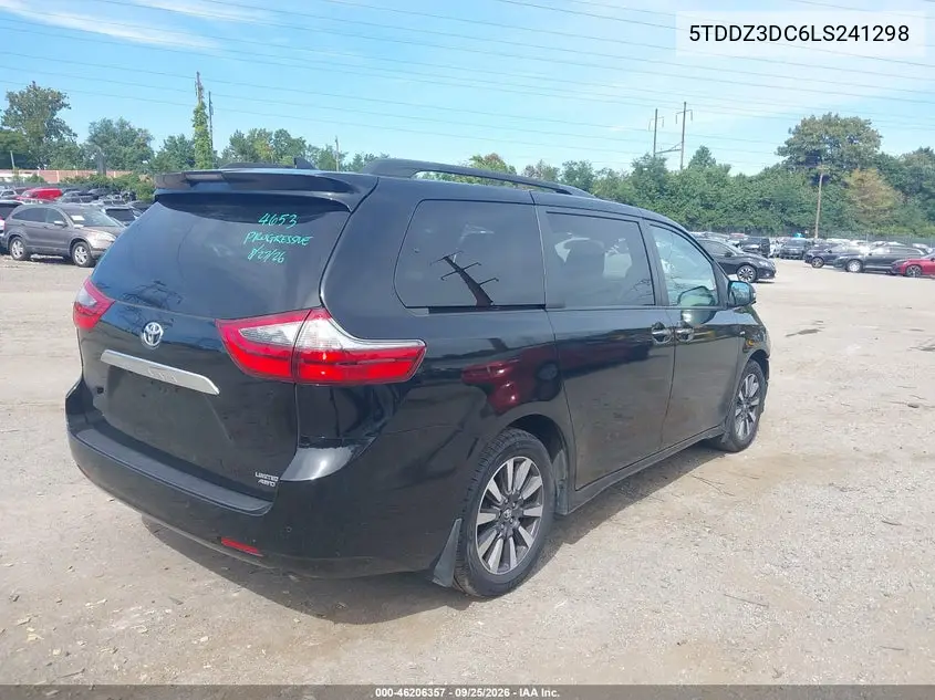 2020 TOYOTA SIENNA VIN 5TDDZ3DC6LS241298 — фото 4