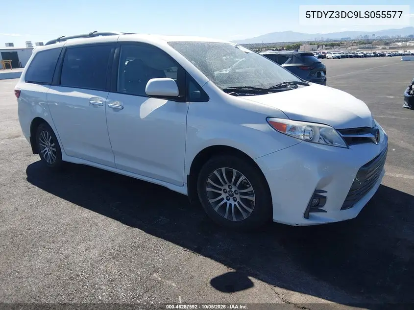 TOYOTA SIENNA 2020, VIN 5TDYZ3DC9LS055577