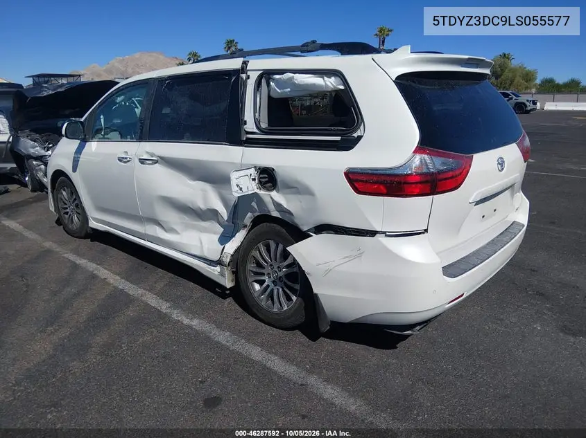 2020 TOYOTA SIENNA VIN 5TDYZ3DC9LS055577 — фото 3