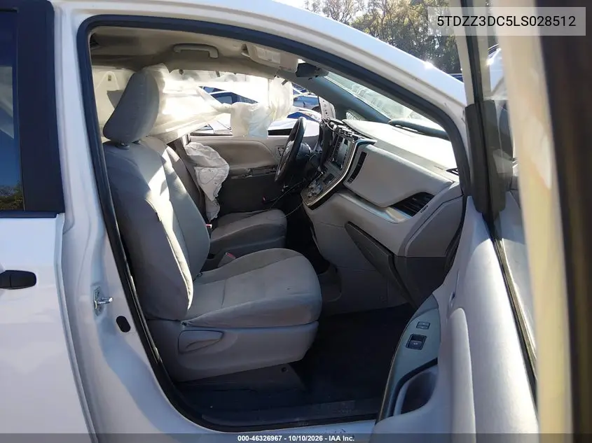 2020 TOYOTA SIENNA VIN 5TDZZ3DC5LS028512 — фото 5