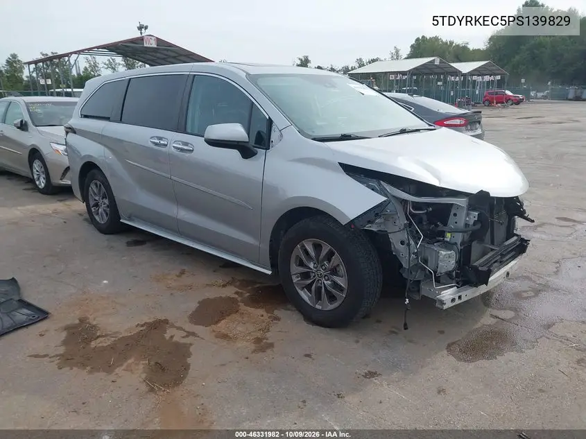 TOYOTA SIENNA 2023, VIN 5TDYRKEC5PS139829