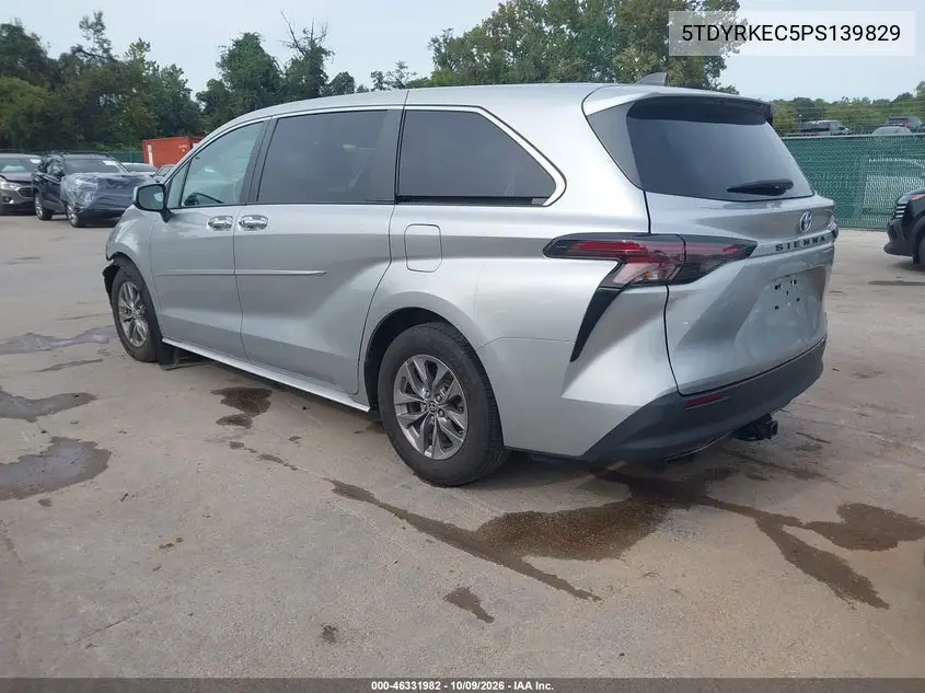 2023 TOYOTA SIENNA VIN 5TDYRKEC5PS139829 — фото 3