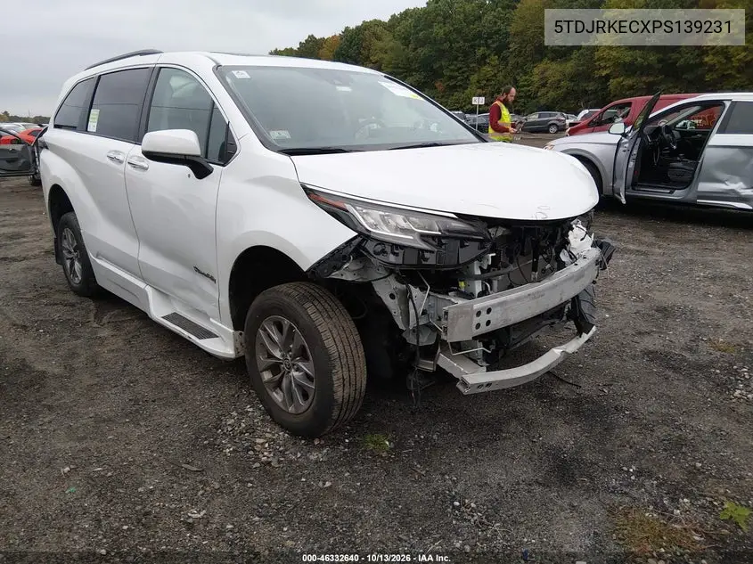 TOYOTA SIENNA 2023, VIN 5TDJRKECXPS139231