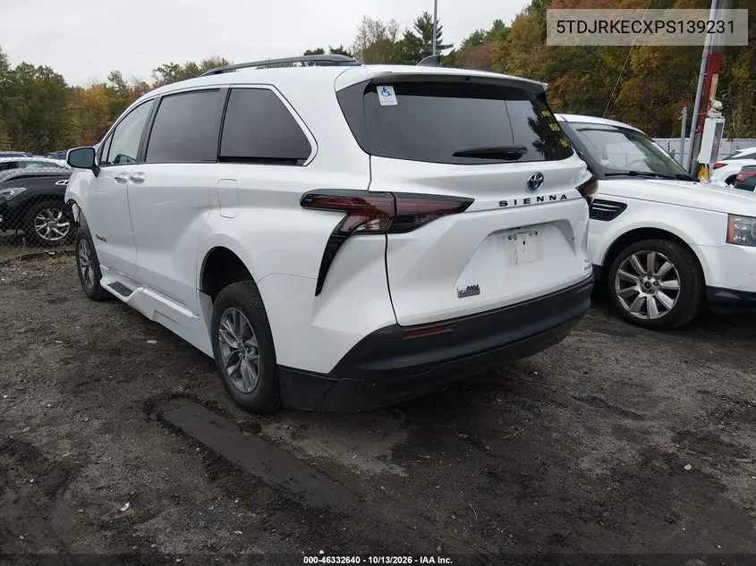 2023 TOYOTA SIENNA VIN 5TDJRKECXPS139231 — фото 3