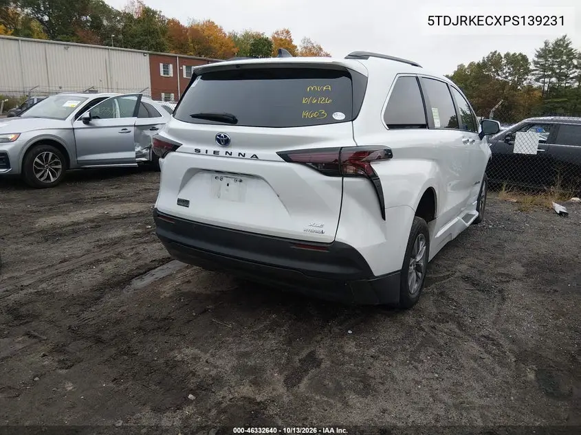 2023 TOYOTA SIENNA VIN 5TDJRKECXPS139231 — фото 4
