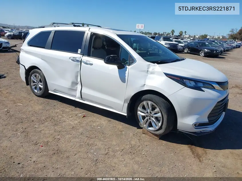 TOYOTA SIENNA 2024, VIN 5TDJRKEC3RS221871