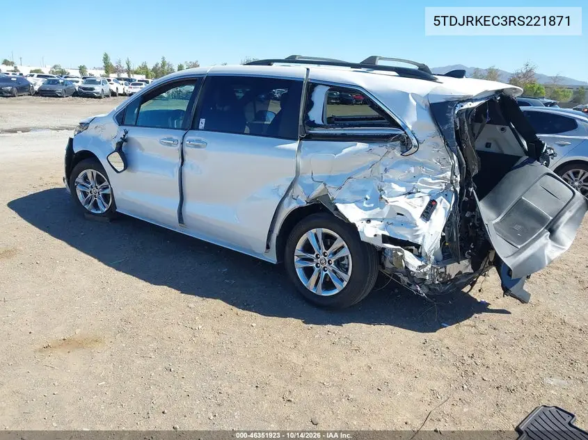 2024 TOYOTA SIENNA VIN 5TDJRKEC3RS221871 — фото 3