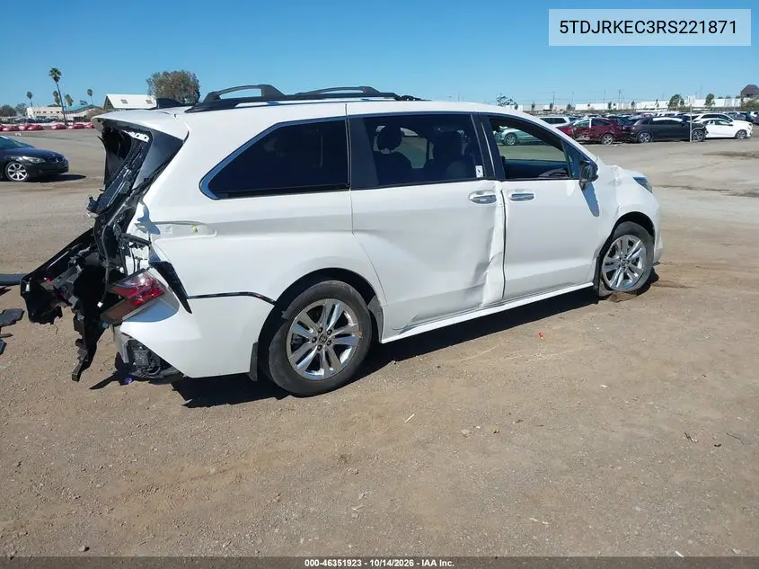 2024 TOYOTA SIENNA VIN 5TDJRKEC3RS221871 — фото 4