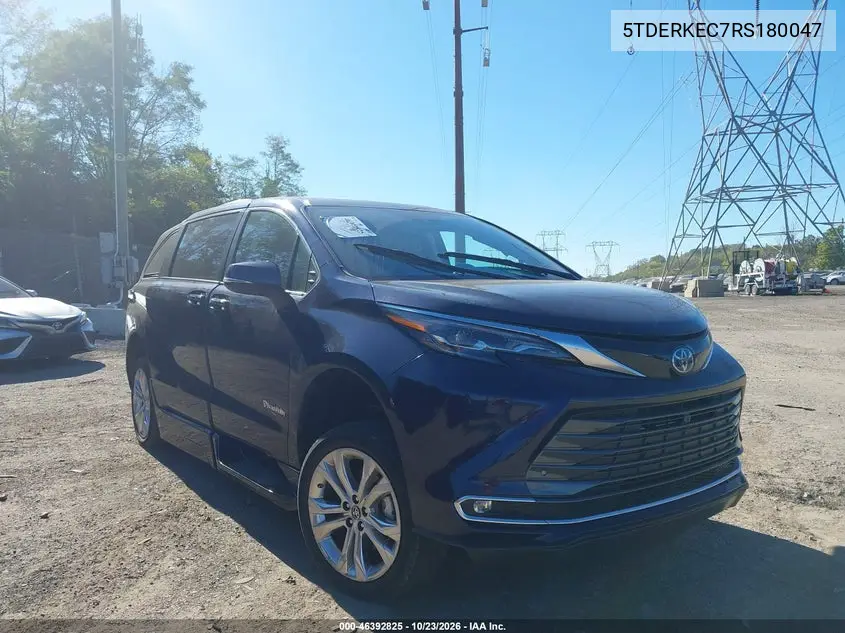 TOYOTA SIENNA 2024, VIN 5TDERKEC7RS180047