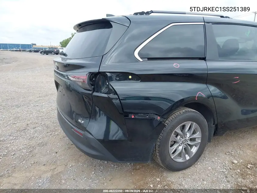 2025 TOYOTA SIENNA VIN 5TDJRKEC1SS251389 — фото 19