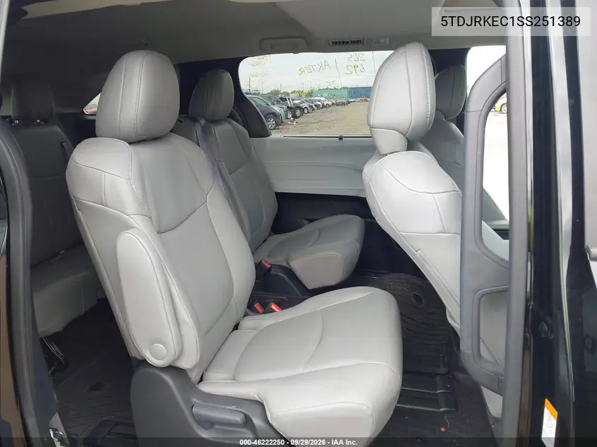 2025 TOYOTA SIENNA VIN 5TDJRKEC1SS251389 — фото 8