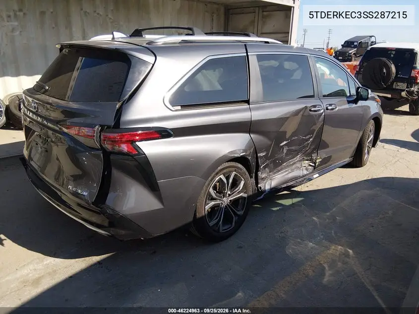 2025 TOYOTA SIENNA VIN 5TDERKEC3SS287215 — фото 4