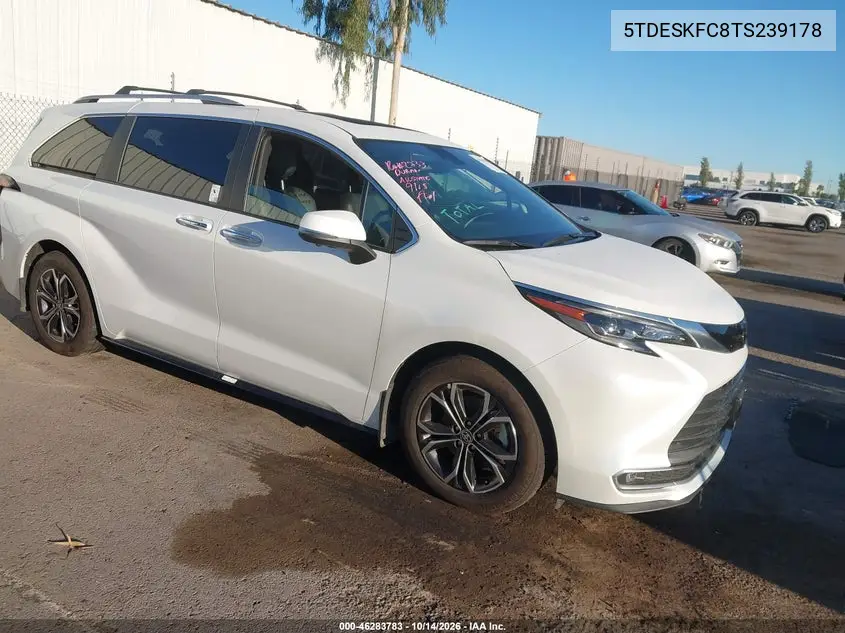TOYOTA SIENNA 2026, VIN 5TDESKFC8TS239178