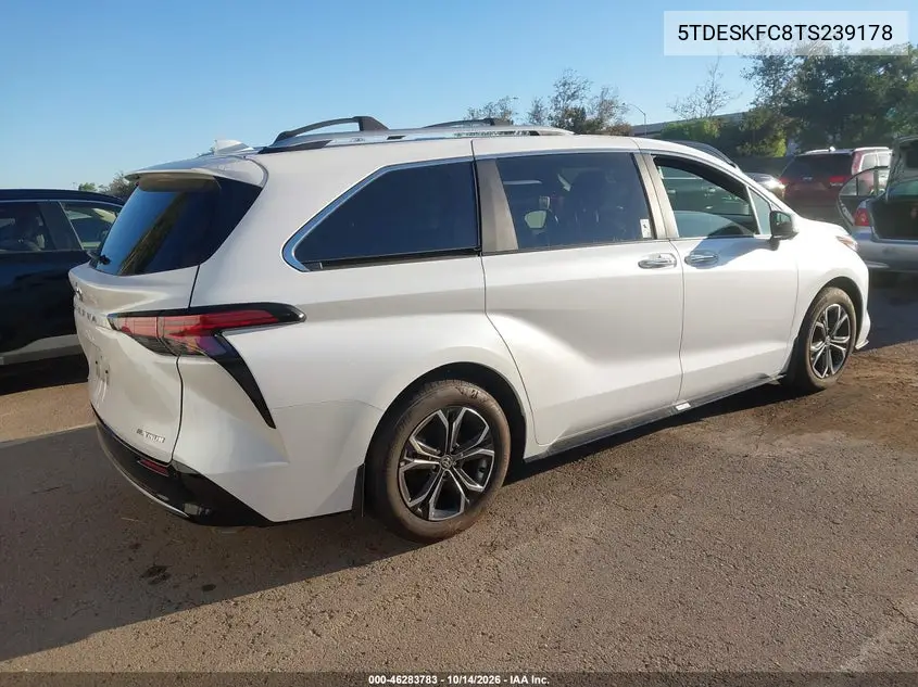 2026 TOYOTA SIENNA VIN 5TDESKFC8TS239178 — фото 4