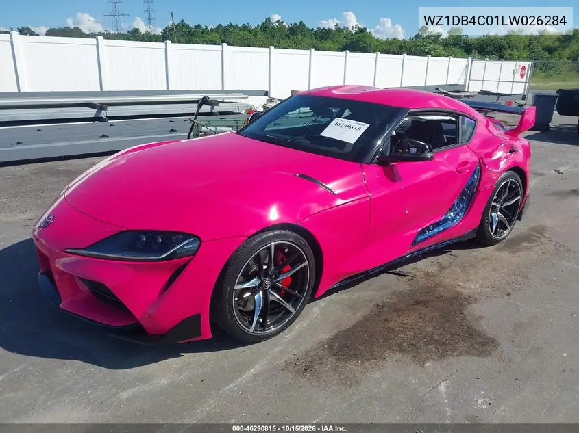2020 TOYOTA SUPRA VIN WZ1DB4C01LW026284 — фото 2