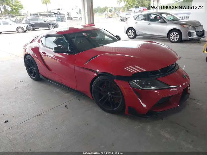 TOYOTA SUPRA 2022, VIN WZ1DB0C04NW051272