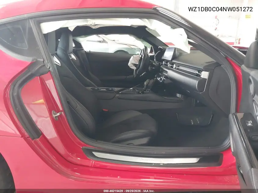 2022 TOYOTA SUPRA VIN WZ1DB0C04NW051272 — фото 5