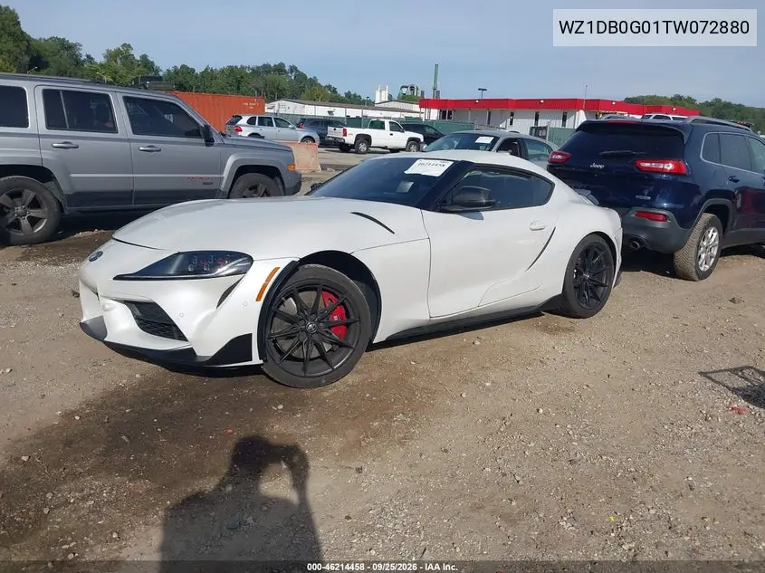 2026 TOYOTA SUPRA VIN WZ1DB0G01TW072880 — фото 2