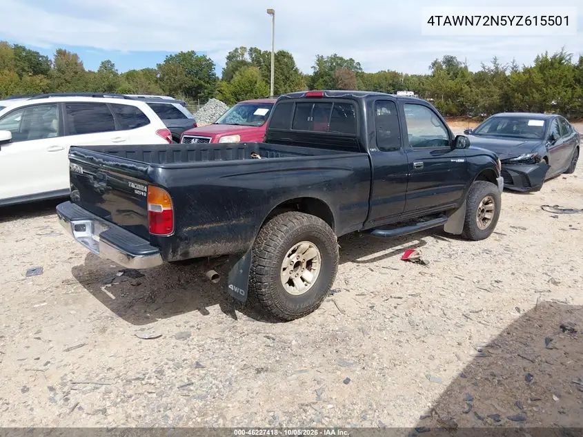 2000 TOYOTA TACOMA VIN 4TAWN72N5YZ615501 — фото 4