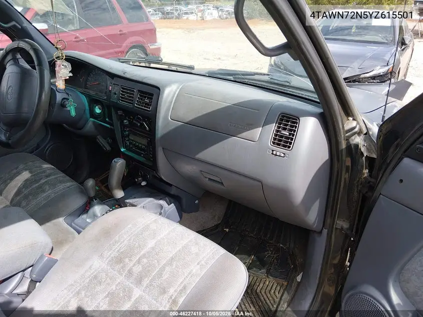 2000 TOYOTA TACOMA VIN 4TAWN72N5YZ615501 — фото 5