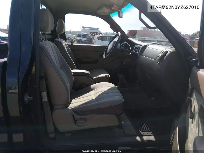 2000 TOYOTA TACOMA VIN 4TAPM62N0YZ627010 — фото 5