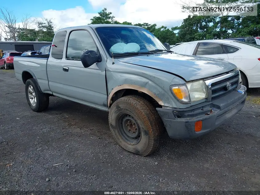 TOYOTA TACOMA 2000, VIN 4TASN92N1YZ596133