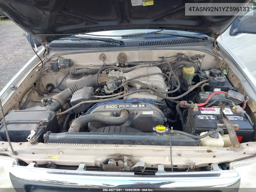 2000 TOYOTA TACOMA VIN 4TASN92N1YZ596133 — фото 10