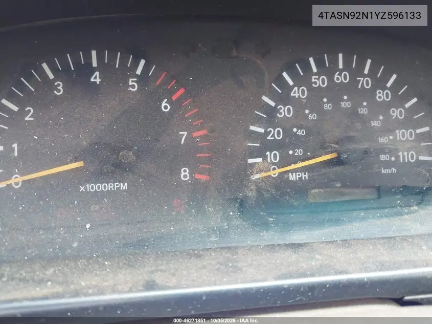 2000 TOYOTA TACOMA VIN 4TASN92N1YZ596133 — фото 15
