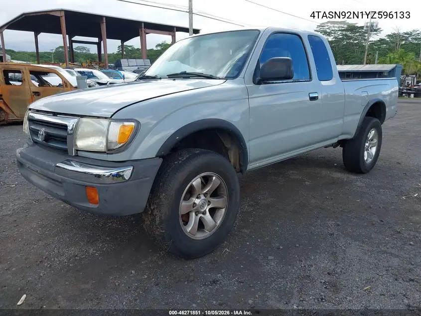 2000 TOYOTA TACOMA VIN 4TASN92N1YZ596133 — фото 2