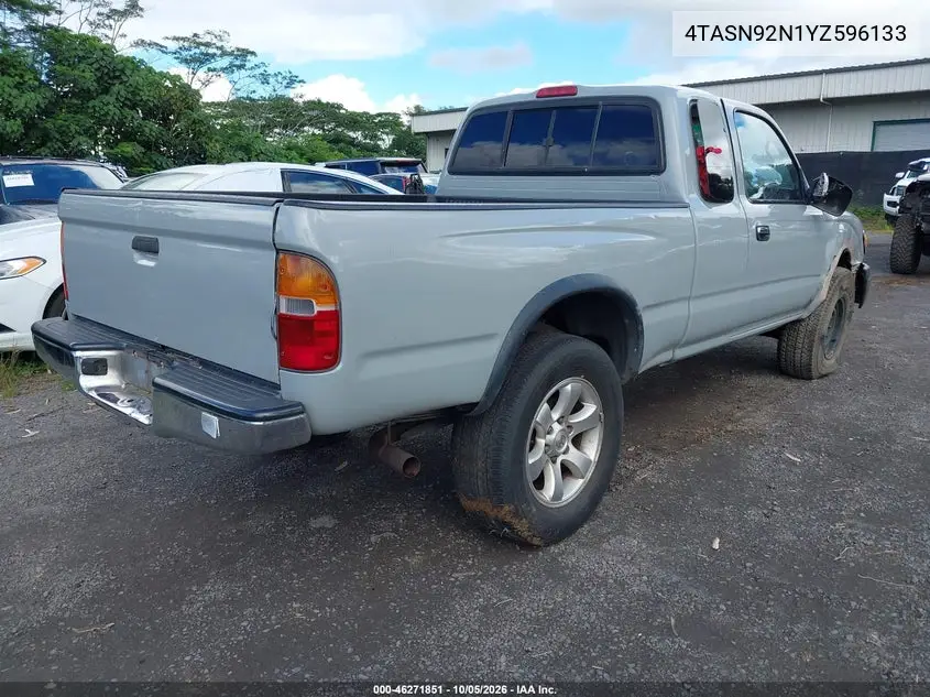 2000 TOYOTA TACOMA VIN 4TASN92N1YZ596133 — фото 4