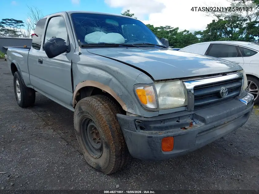 2000 TOYOTA TACOMA VIN 4TASN92N1YZ596133 — фото 6