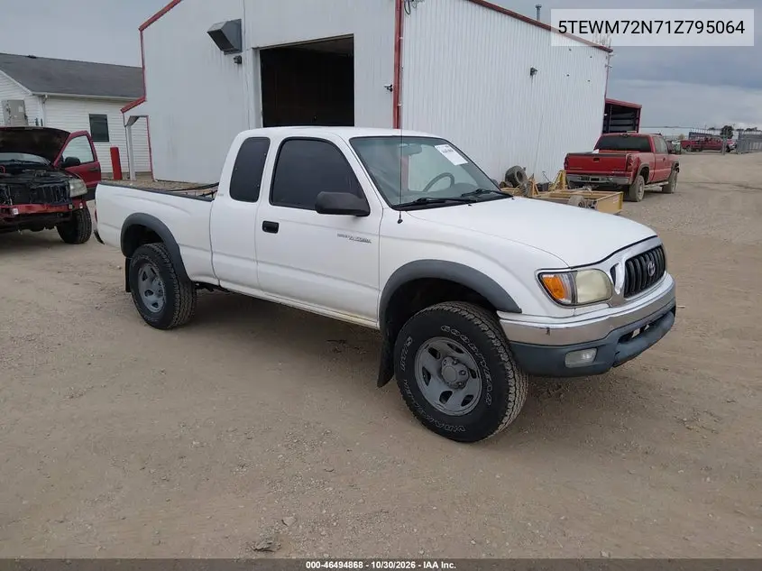 TOYOTA TACOMA 2001, VIN 5TEWM72N71Z795064