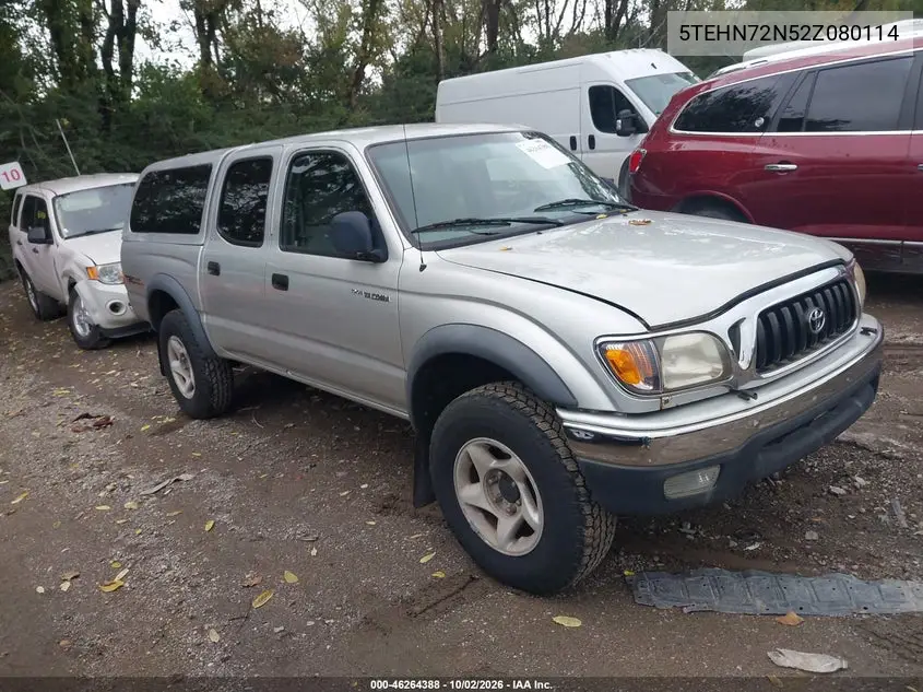 TOYOTA TACOMA 2002, VIN 5TEHN72N52Z080114
