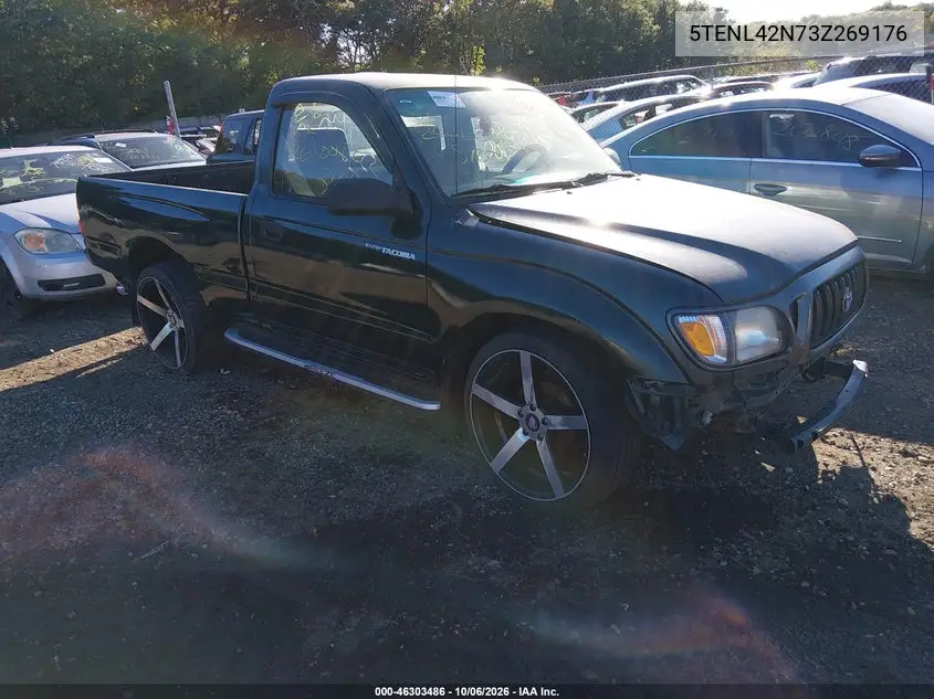TOYOTA TACOMA 2003, VIN 5TENL42N73Z269176