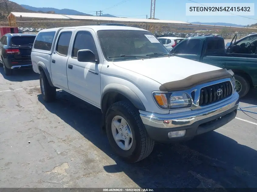 TOYOTA TACOMA 2004, VIN 5TEGN92N54Z415432
