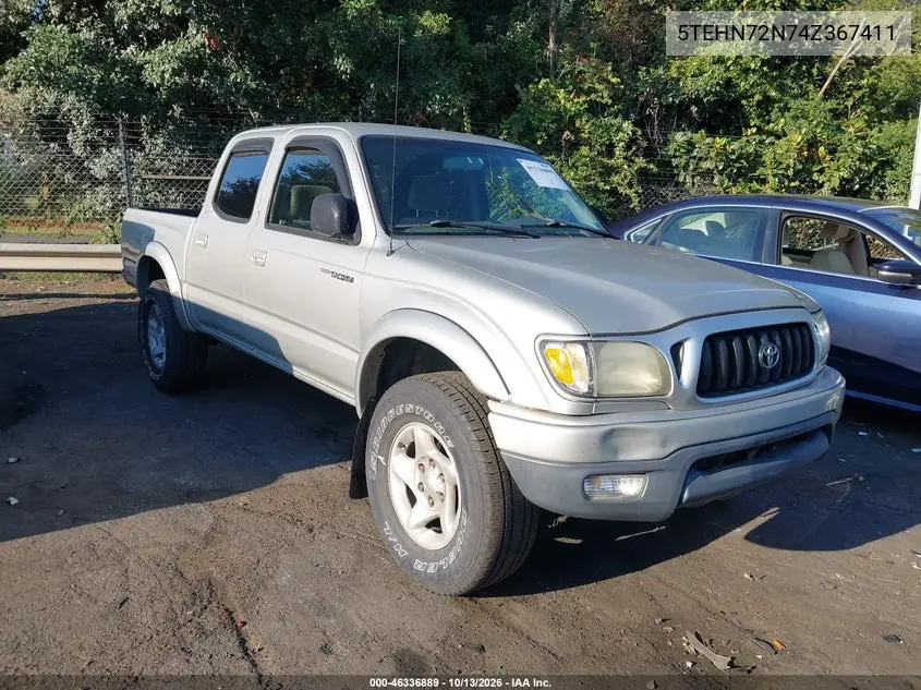 TOYOTA TACOMA 2004, VIN 5TEHN72N74Z367411