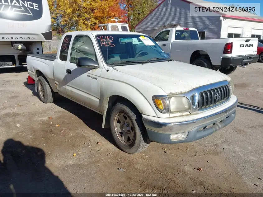 TOYOTA TACOMA 2004, VIN 5TEVL52N24Z456395