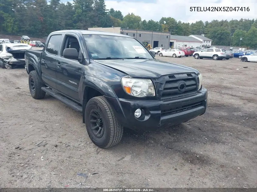 TOYOTA TACOMA 2005, VIN 5TELU42NX5Z047416