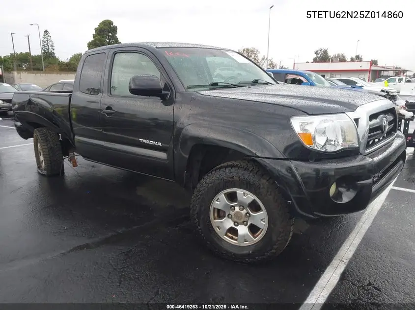 TOYOTA TACOMA 2005, VIN 5TETU62N25Z014860